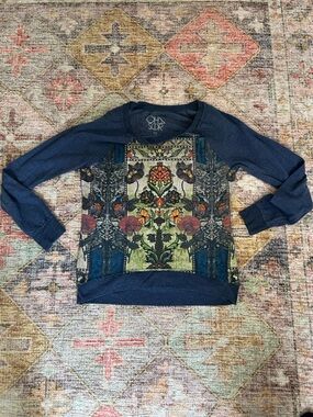 Chaser Long Sleeve Soft Floral XS Top